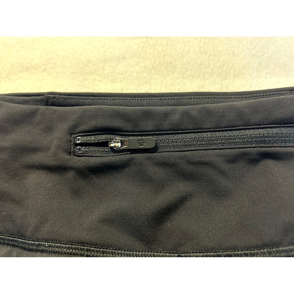Lululemon Speed Up Mid Rise Short 4" 2021 Women's Size 12 Black Run Stretch Wick - Picture 9 of 14